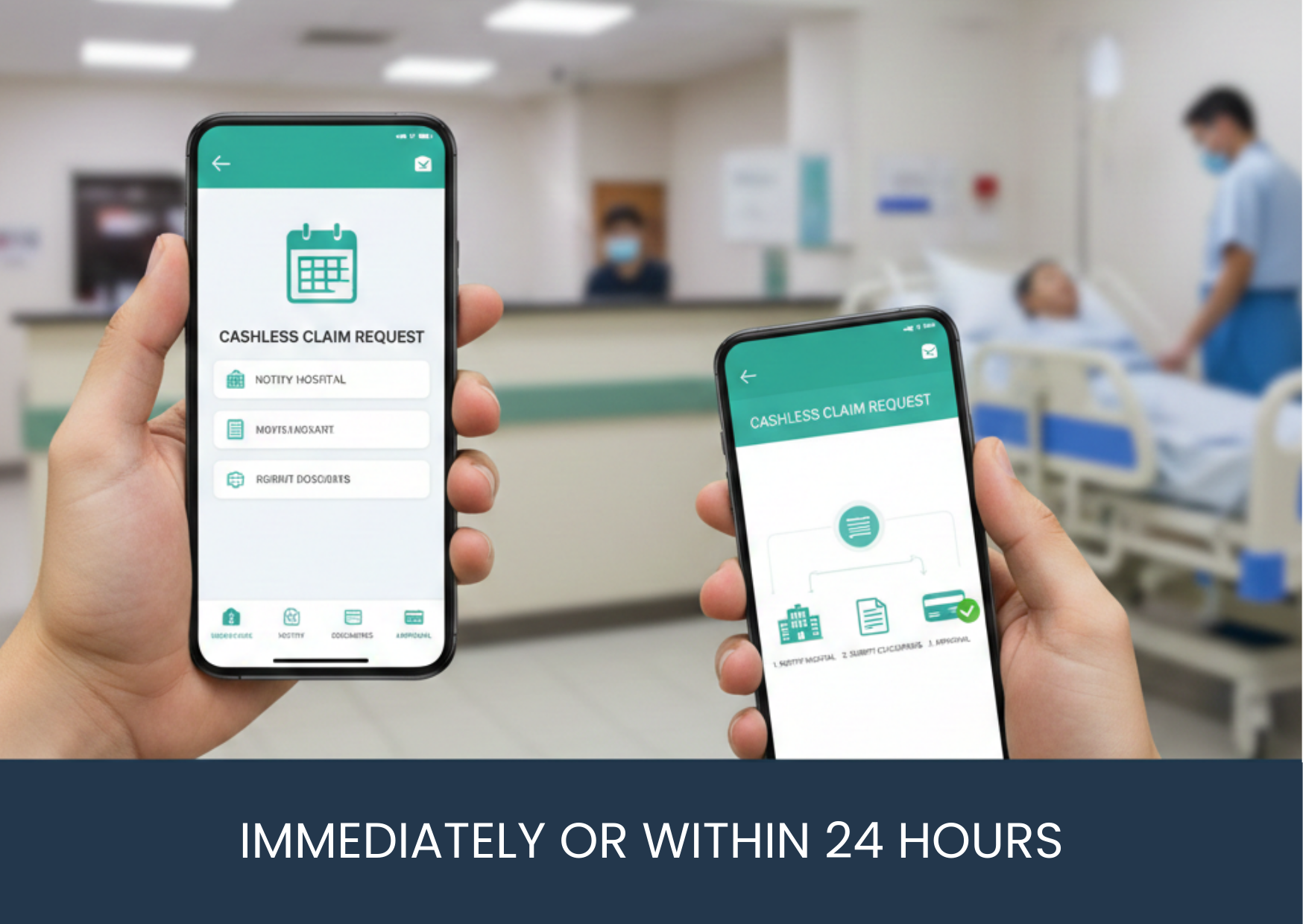 How do I make a cashless claim?
